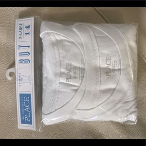 Boys White Tees